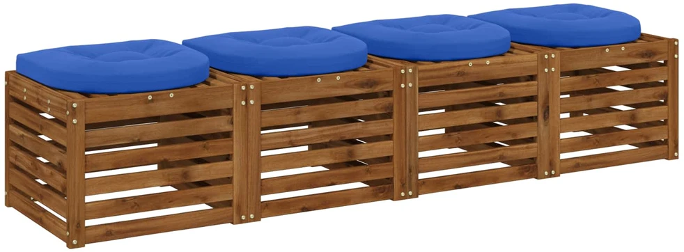 4 dalių sėdynės pagalvėlės 4 vnt. 100% poliesteris