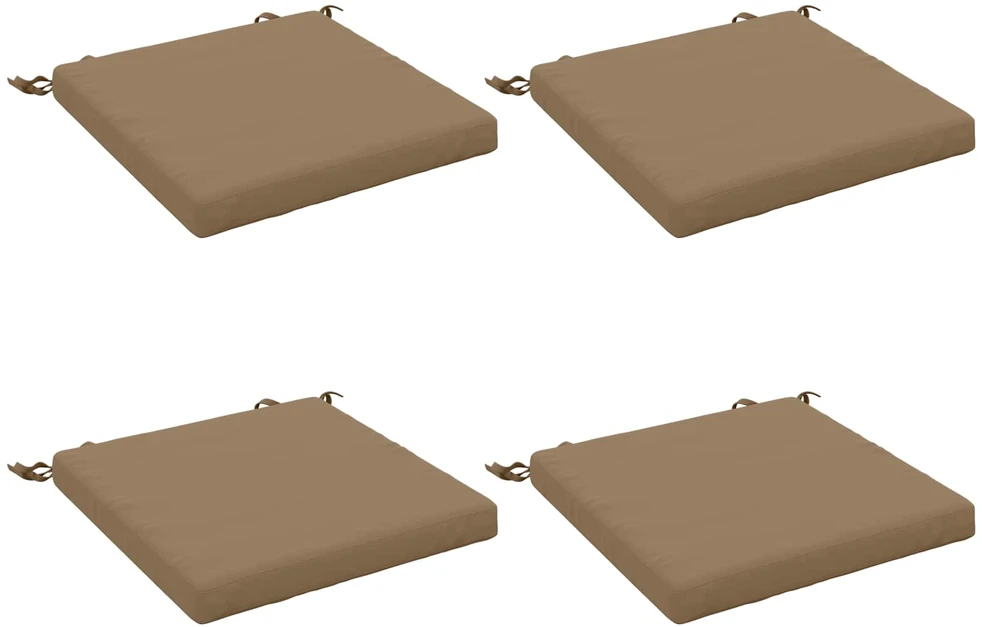 4 dalių sėdynės pagalvėlės SOEST 4 vnt. 100% poliesteris Taupe