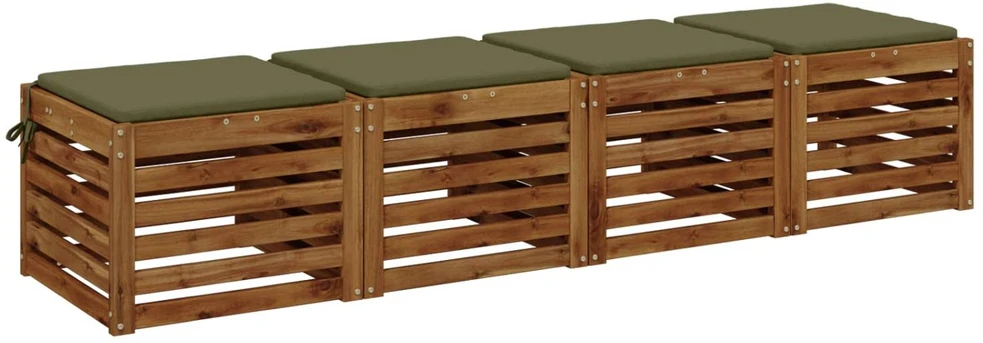 4 dalių sėdynės pagalvėlės SOEST 4 vnt. 100% poliesteris