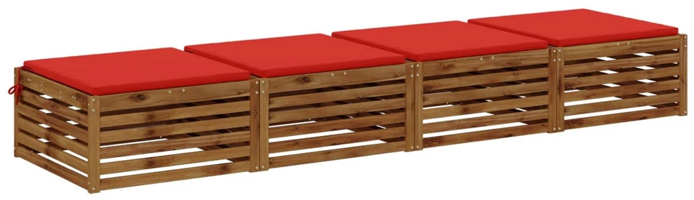 4 dalių sėdynės pagalvėlės SOEST 4 vnt. 100% poliesteris