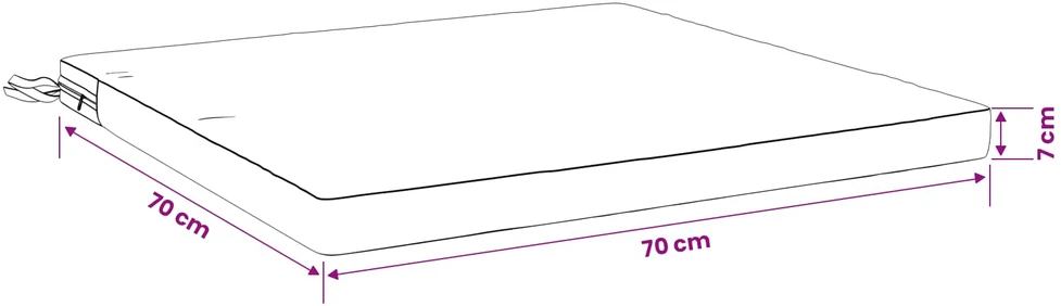 4 dalių sėdynės pagalvėlės SOEST 4 vnt. 100% poliesteris