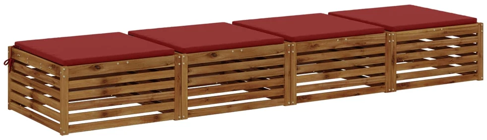 4 dalių sėdynės pagalvėlės SOEST 4 vnt. 100% poliesteris