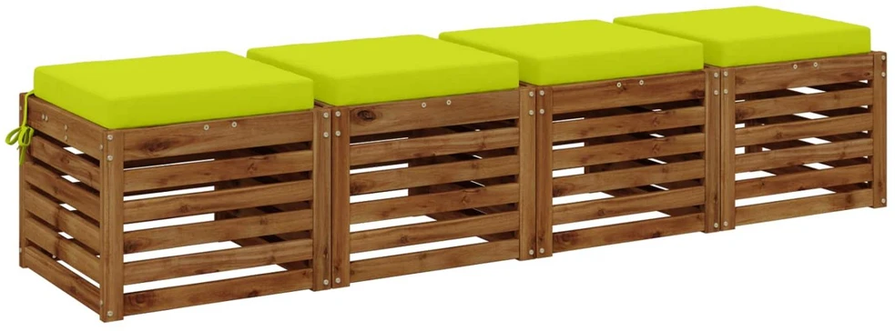 4 dalių sėdynės pagalvėlės SOEST 4 vnt. 100% poliesteris