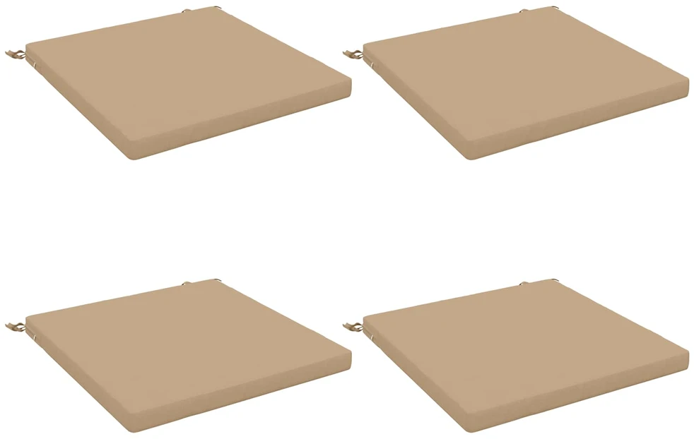 4 dalių sėdynės pagalvėlės SOEST 4 vnt. 100% poliesteris Smėlio