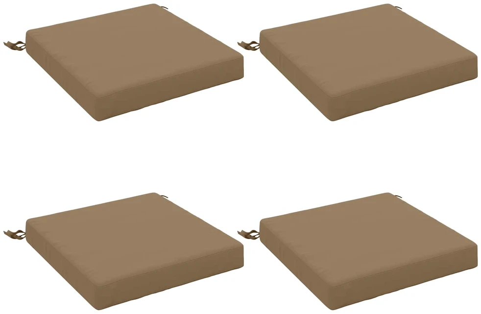 4 dalių sėdynės pagalvėlės SOEST 4 vnt. 100% poliesteris Taupe
