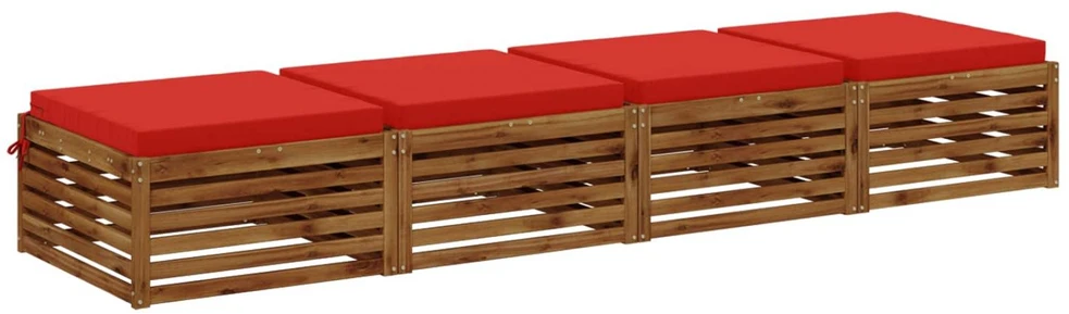 4 dalių sėdynės pagalvėlės SOEST 4 vnt. 100% poliesteris