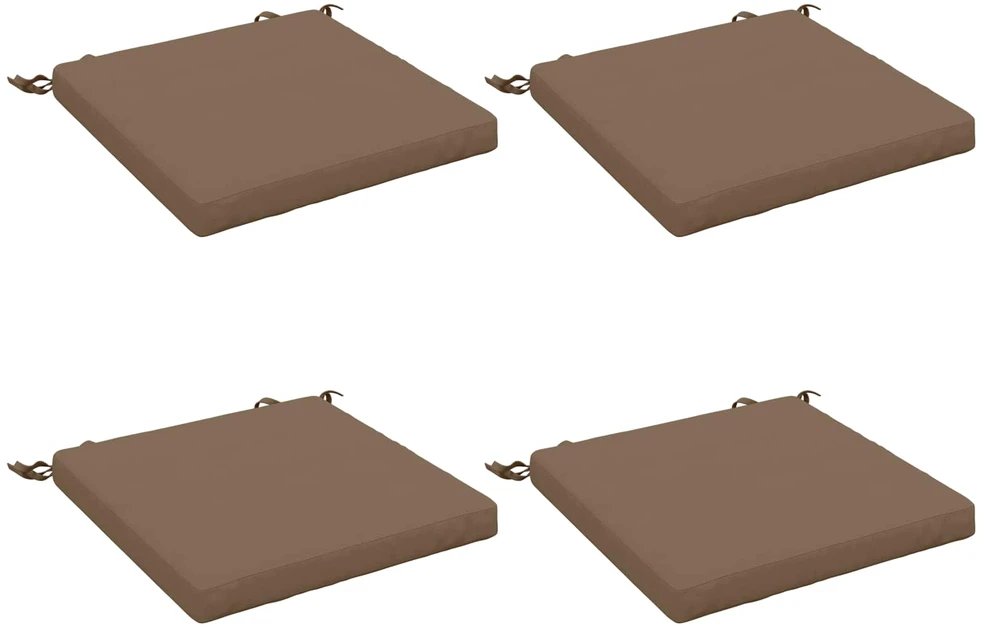 4 dalių sėdynės pagalvėlės SOEST 4 vnt. 100% poliesteris Taupe