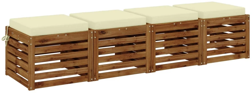 4 dalių sėdynės pagalvėlės SOEST 4 vnt. 100% poliesteris