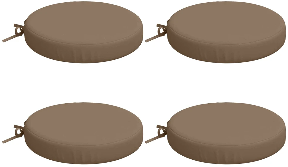 4 dalių sėdynės pagalvėlės SOEST 4 vnt. 100% poliesteris Taupe