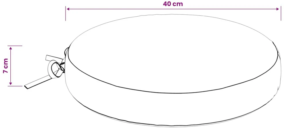 4 dalių sėdynės pagalvėlės SOEST 4 vnt. 100% poliesteris