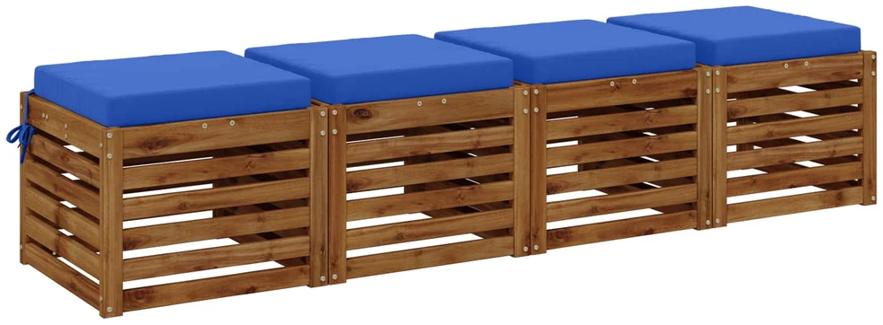 4 dalių sėdynės pagalvėlės SOEST 4 vnt. 100% poliesteris