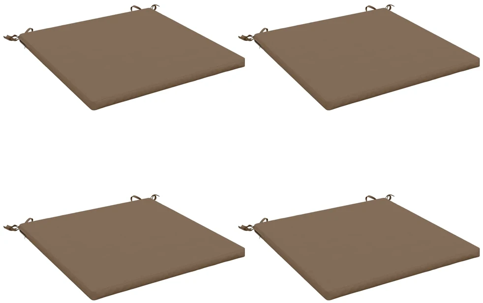 4 dalių sėdynės pagalvėlės SOEST 4 vnt. 100% poliesteris Taupe