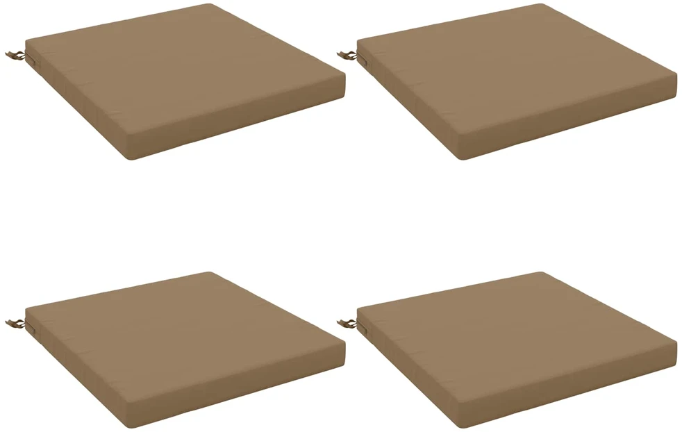 4 dalių sėdynės pagalvėlės SOEST 4 vnt. 100% poliesteris Taupe