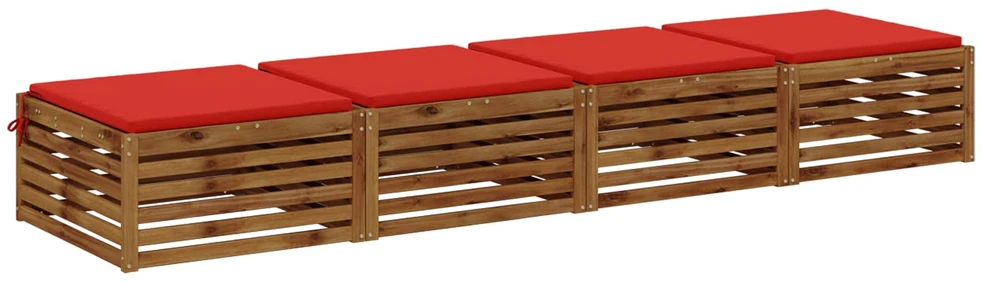 4 dalių sėdynės pagalvėlės SOEST 4 vnt. 100% poliesteris
