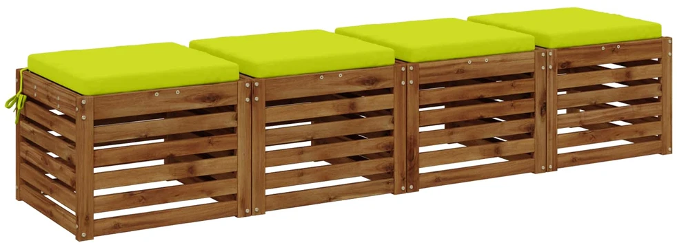 4 dalių sėdynės pagalvėlės SOEST 4 vnt. 100% poliesteris