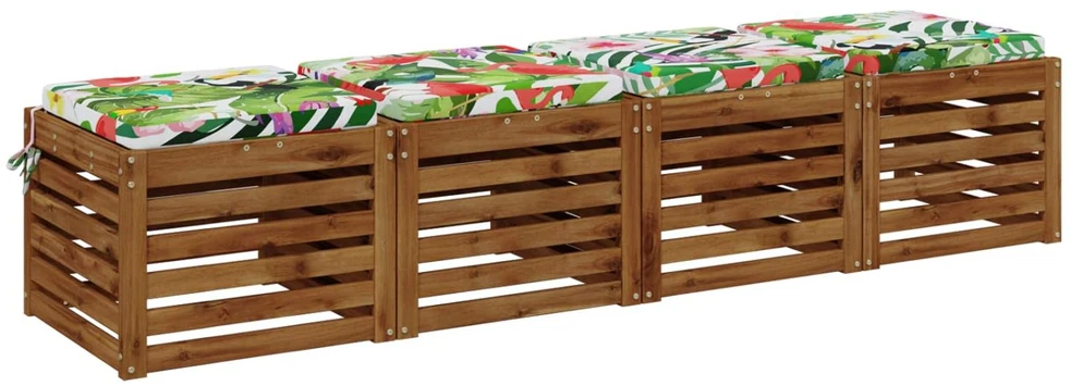 4 dalių sėdynės pagalvėlės SOEST 4 vnt. 100% poliesteris