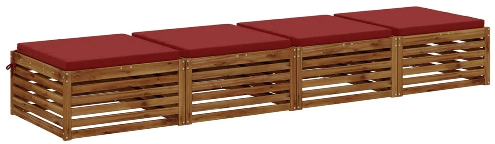 4 dalių sėdynės pagalvėlės SOEST 4 vnt. 100% poliesteris