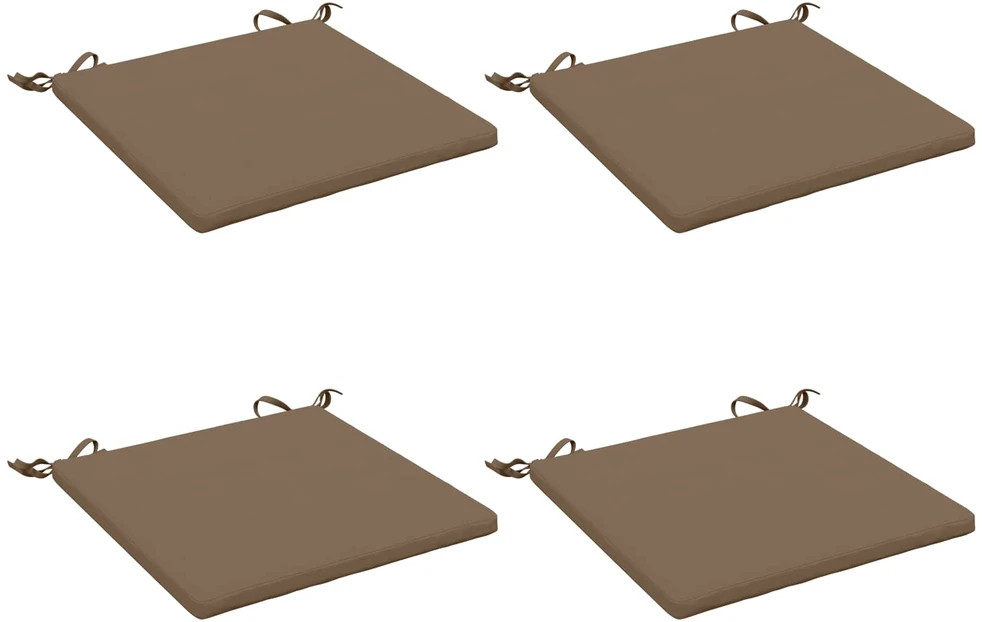 4 dalių sėdynės pagalvėlės SOEST 4 vnt. 100% poliesteris Taupe
