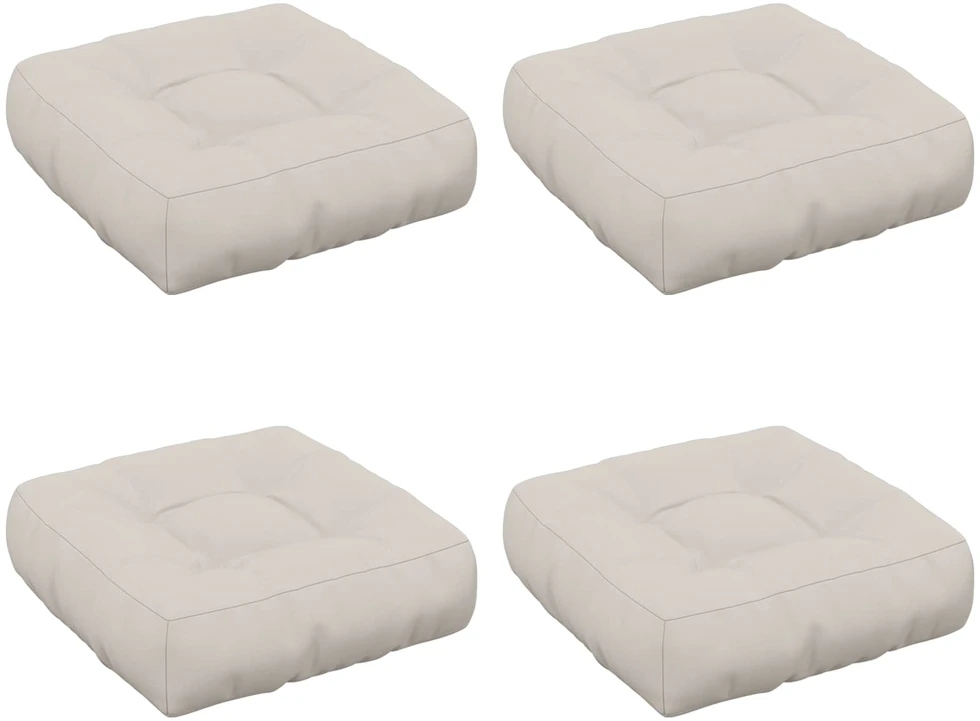 4 dalių sėdynės pagalvėlės VIANEN 4 pcs 100% poliesteris Balta