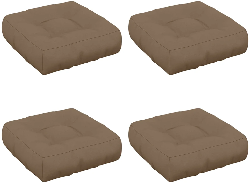 4 dalių sėdynės pagalvėlės VIANEN 4 vnt. 100% poliesteris Taupe