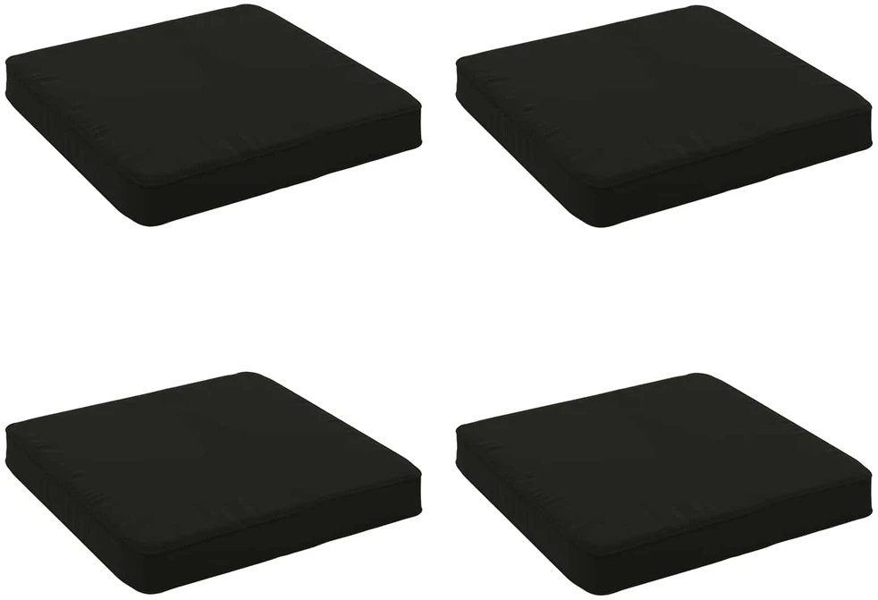 4 dalių sėdynės pagalvėlės VUGHT 4 vnt. 100% poliesteris Juoda