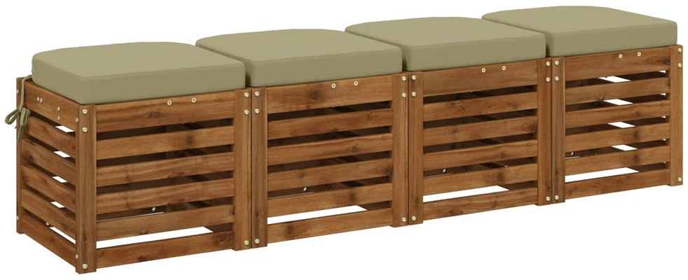 4 dalių sėdynių pagalvėlės SOEST 4 pcs 100% poliesteris