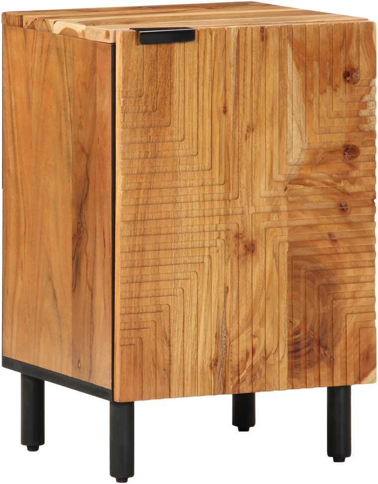 Vonios baldų rinkinys 4 pcs Ruda akacijos medienos masyvas