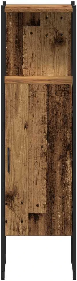 Vonios baldų rinkinys 4 vnt. Ruda 33 x 33 x 185,5 cm