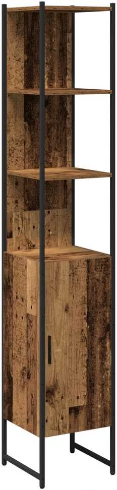 Vonios baldų rinkinys 4 vnt. Ruda 33 x 33 x 185,5 cm