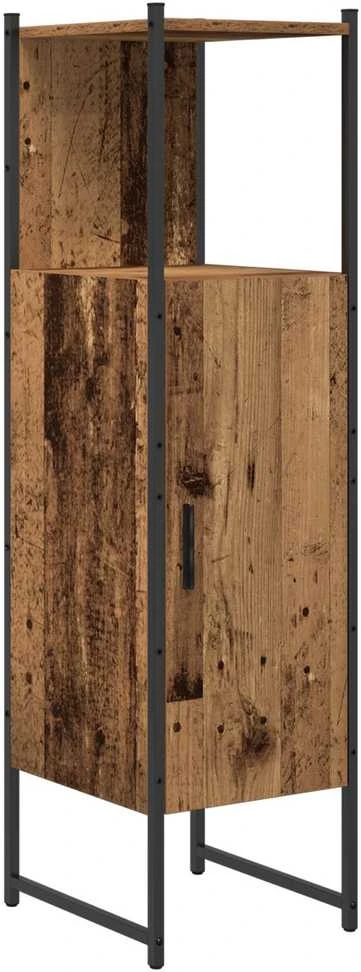Vonios baldų rinkinys 4 vnt. Ruda 33 x 33 x 185,5 cm