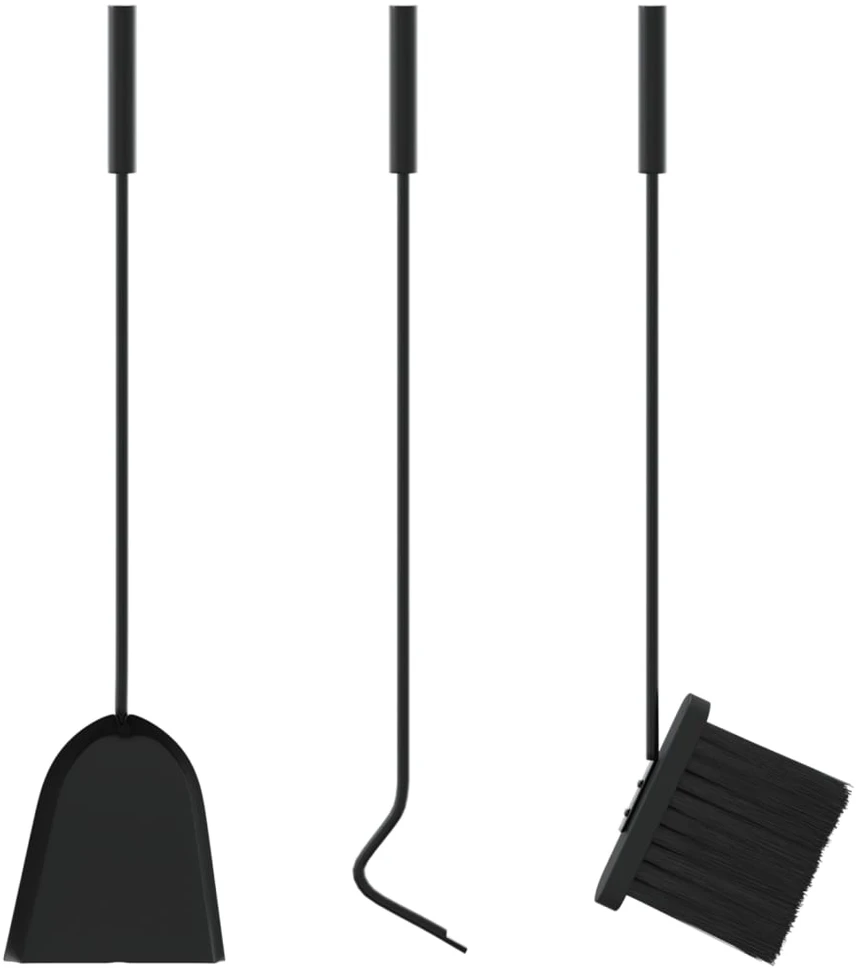 Židinio įrankių komplektas, 4 dalių, 22x59cm, plienas
