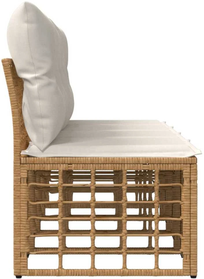4 sėdimų vietų sodo sofa be rankų 4 vnt. 4-Vietų skaičius