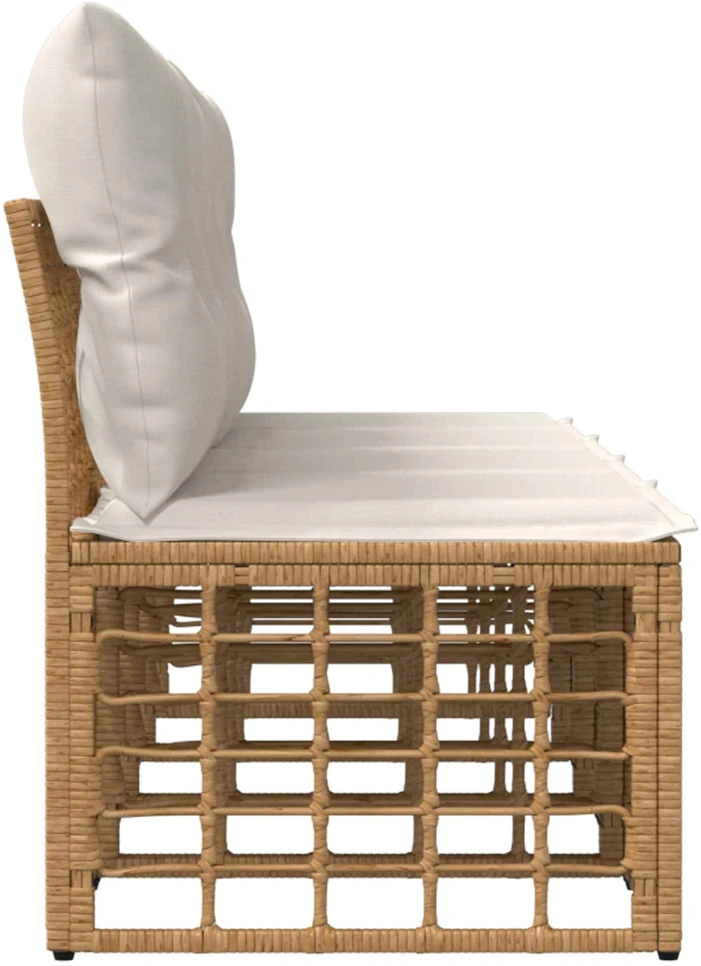 4 sėdimų vietų sodo sofa be rankų 4 vnt. 4-Vietų skaičius