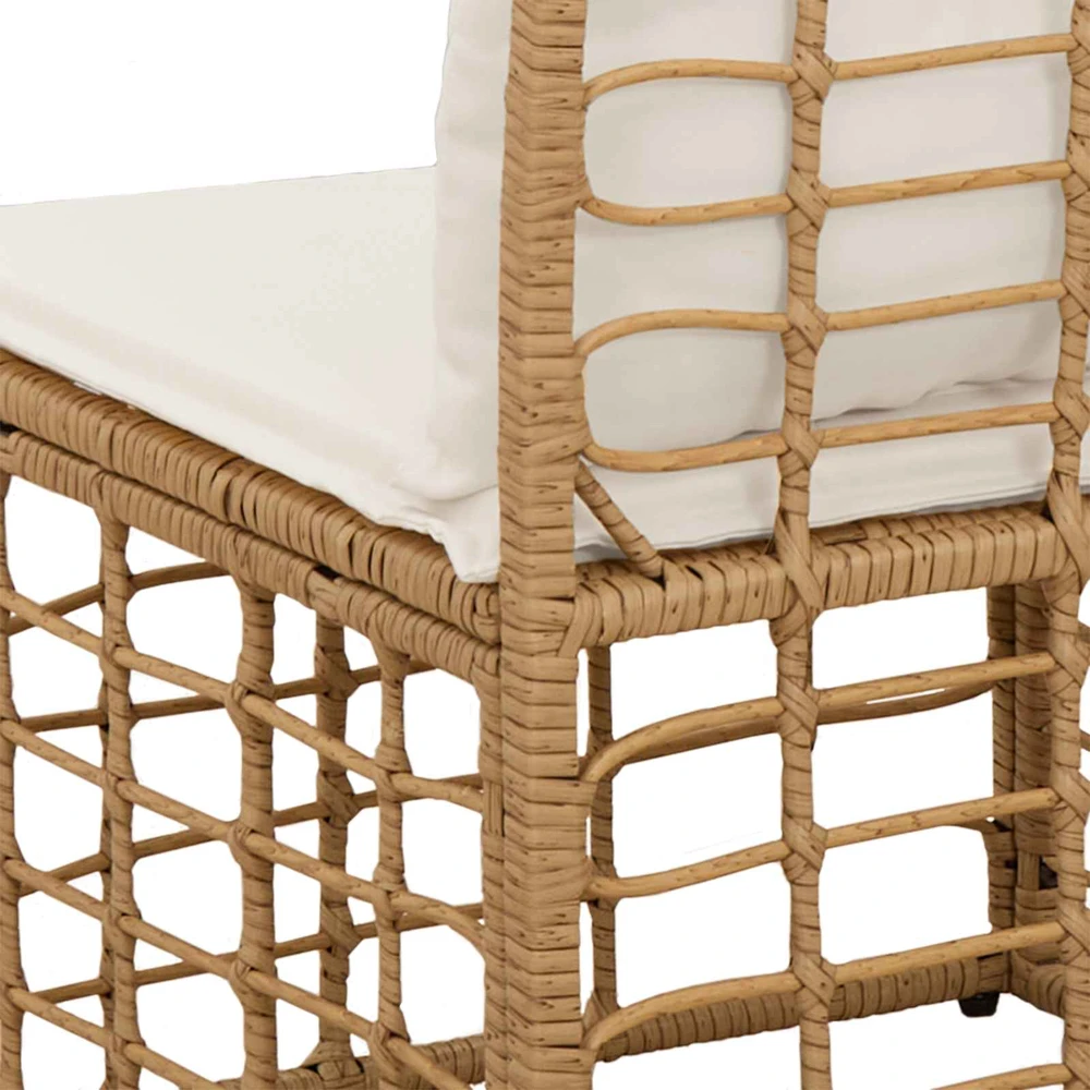 4 sėdimų vietų sodo sofa be rankų 4 vnt. 4-Vietų skaičius