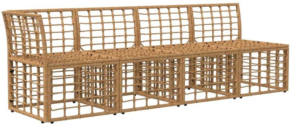 4 sėdimų vietų sodo sofa su kaire ranka 4 vnt. 4-Vietų skaičius