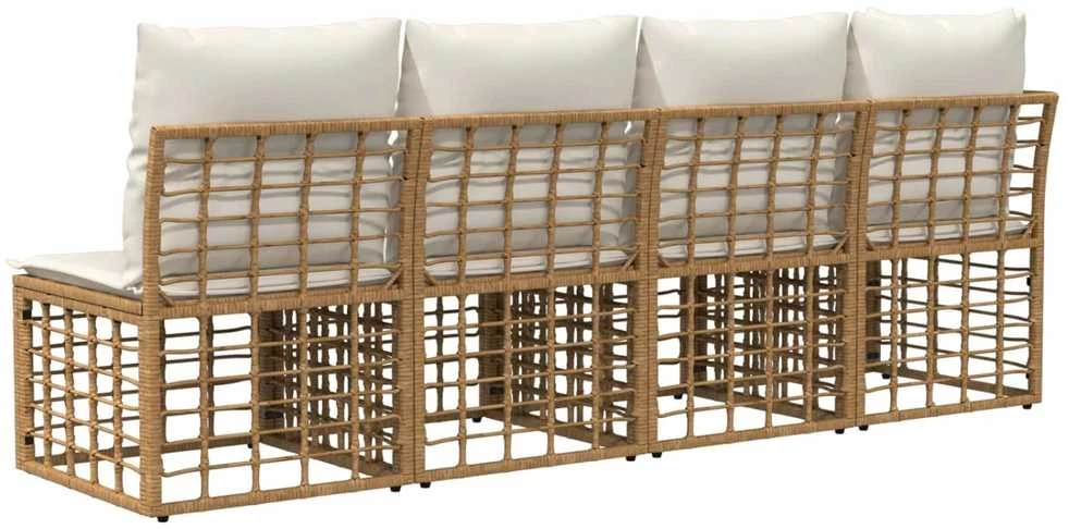 4 sėdimų vietų sodo sofa su kaire ranka 4 vnt. 4-Vietų skaičius