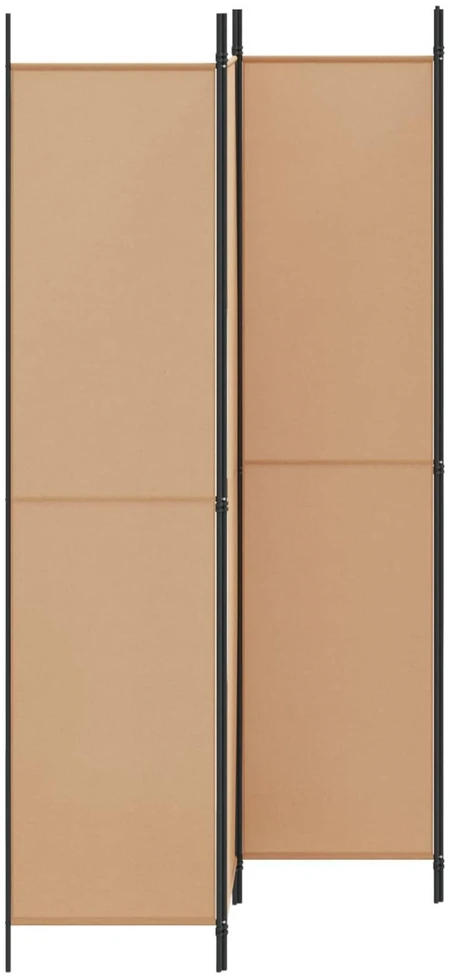 4-skydelis kambario skirstytuvas Smėlio 200 x 220 cm Audinys
