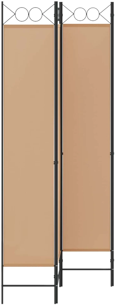 4-skydelis kambario skirstytuvas Smėlio 160 x 220 cm Audinys