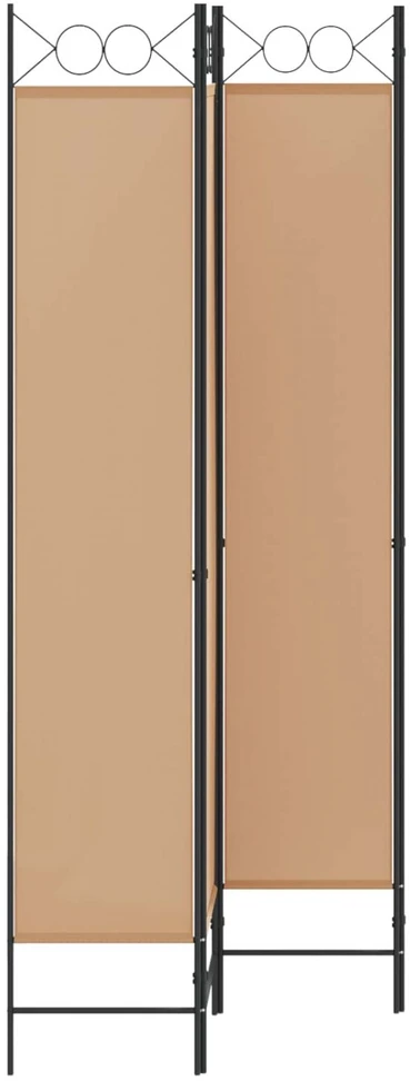 4-skydelis kambario skirstytuvas Smėlio 160 x 220 cm Audinys