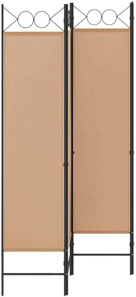 4-skydelis kambario skirstytuvas Smėlio 160 x 180 cm Audinys