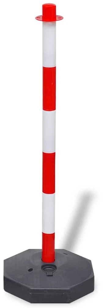 4 stulpelių ir 2 plastikinių grandinių rinkinys, kiekviena 10m
