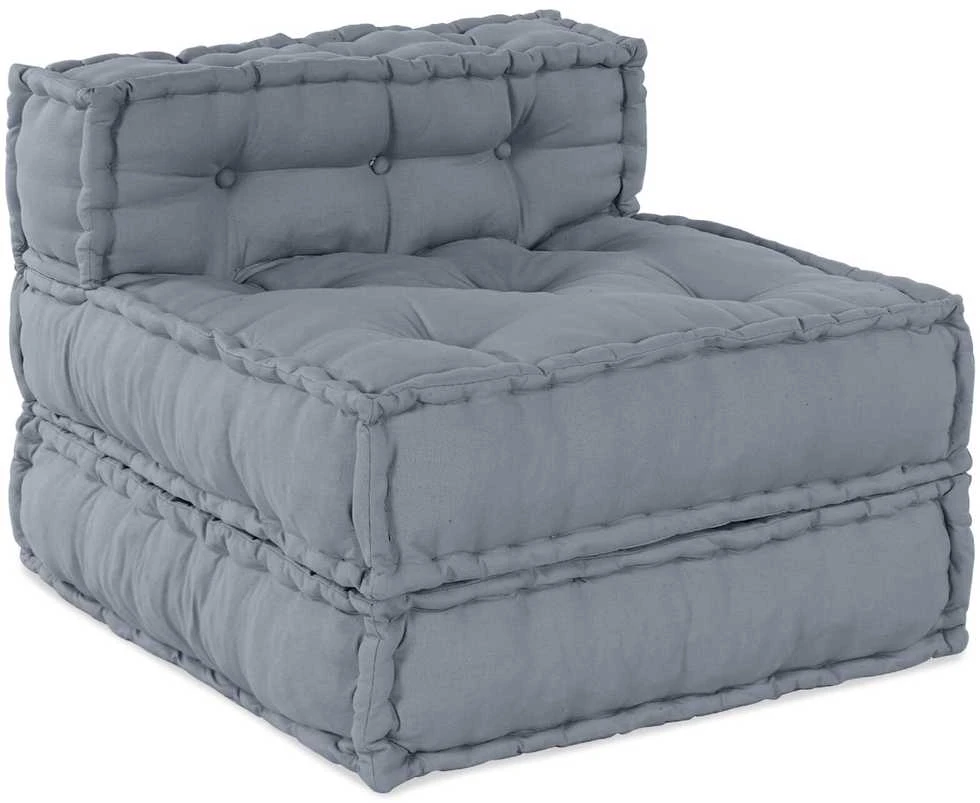 Modulinė sofa Audinys Pilka 210 x 140 x 56 cm