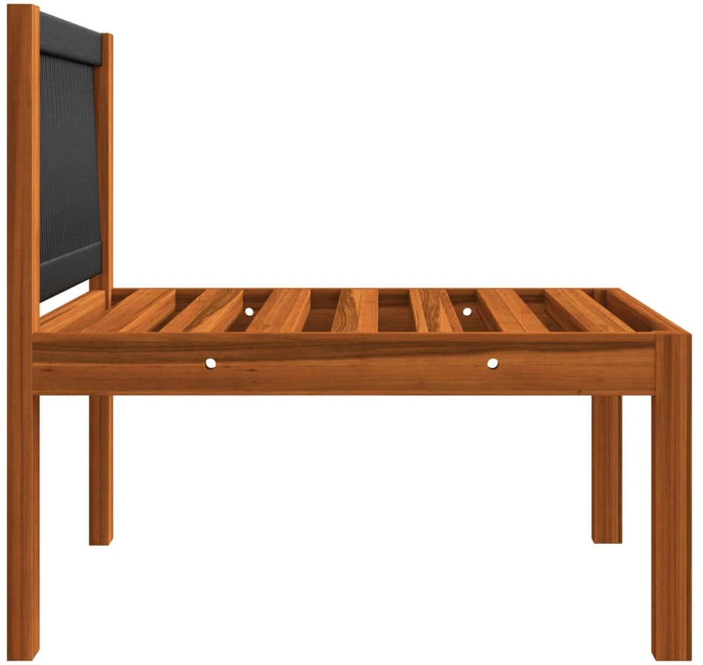 Keturvietė sodo sofa su pagalvėlėmis, akacijos medienos masyvas