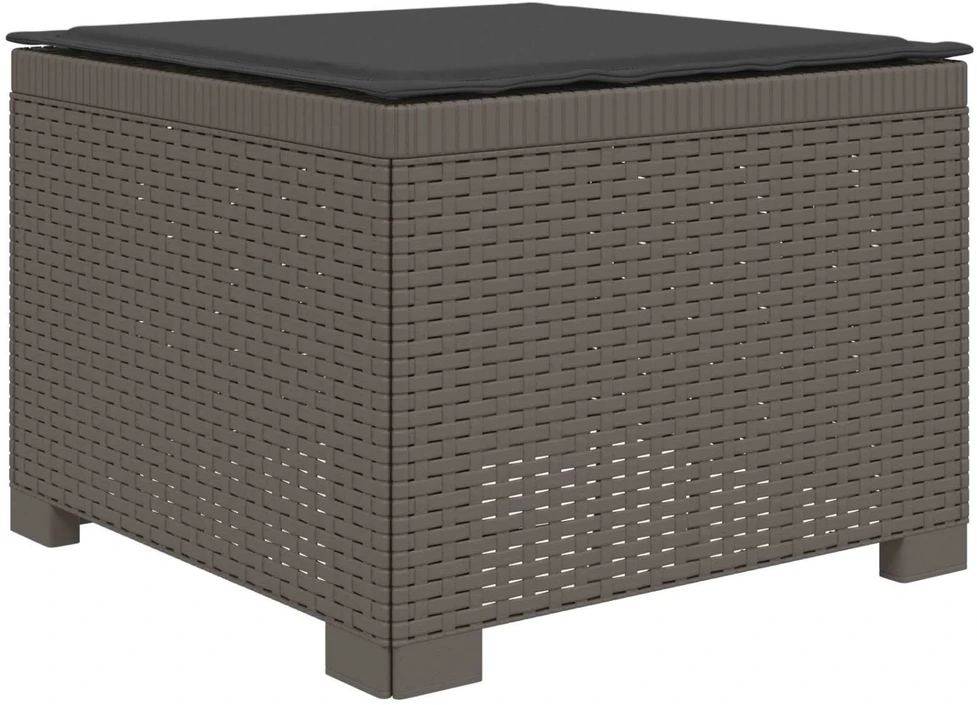 4 Vietų Sodo Sofa su Pagalvėlėmis Ratanų Imitacija PP