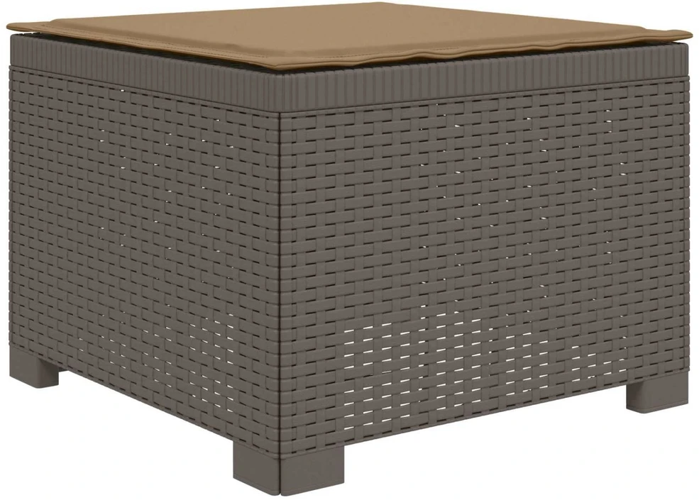 4 Vietų Sodo Sofa su Pagalvėlėmis Ratanų Imitacija PP