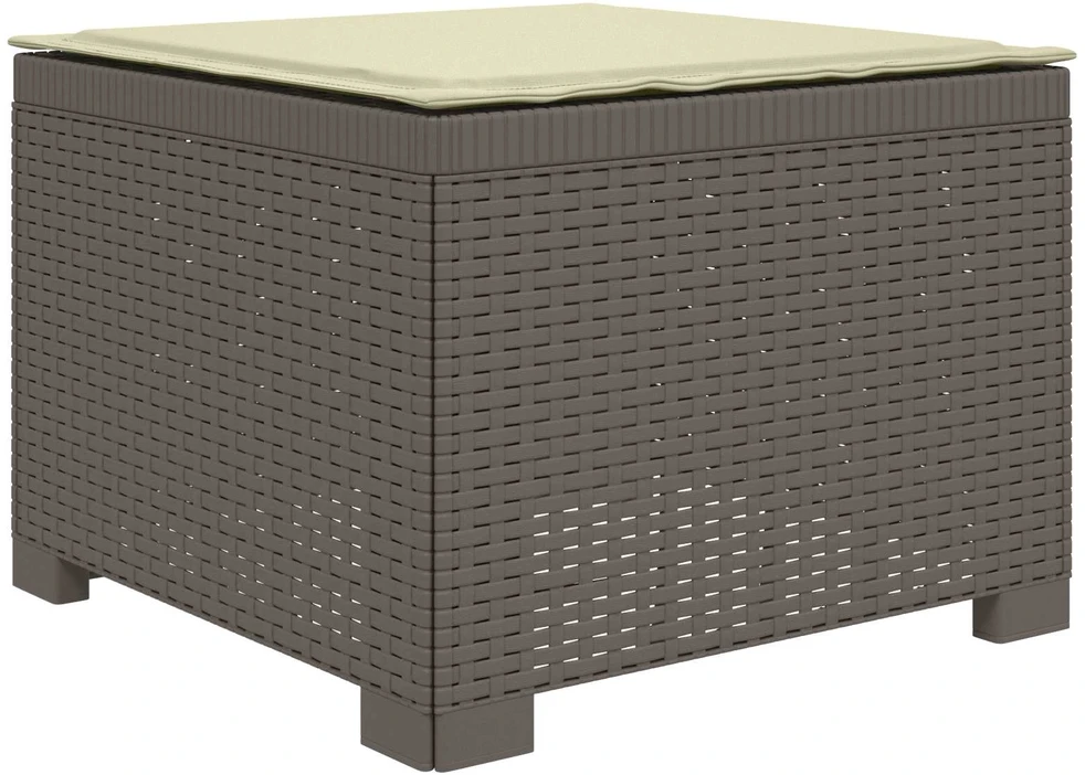4 Vietų Sodo Sofa su Pagalvėlėmis Ratanų Imitacija PP