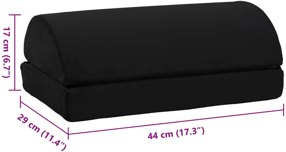44 x 29 x 17 cm Tvirtas PU putos Juoda