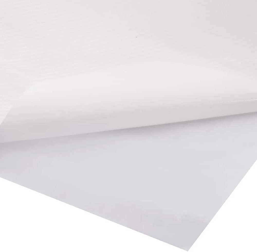 4D Automobilio plėvelės, 2vnt., baltos, 100x150cm