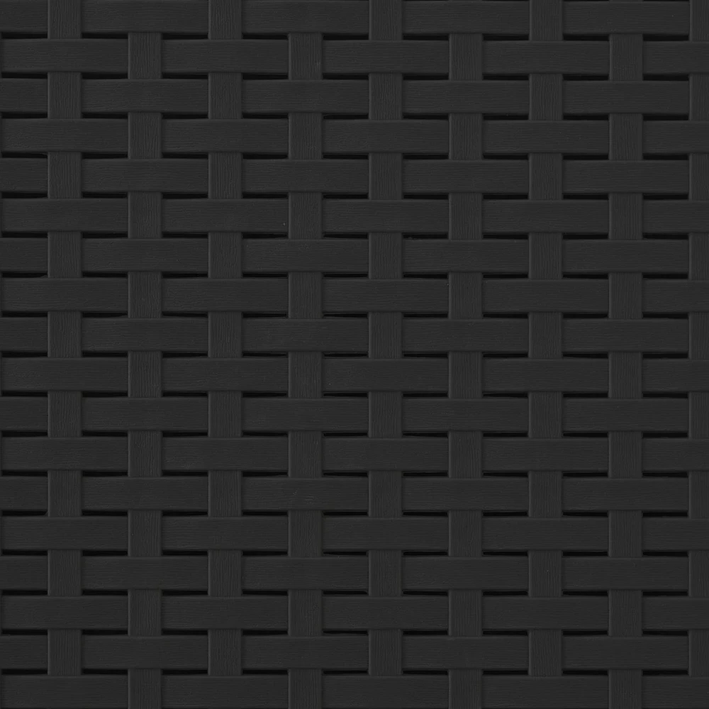 5-vietė sodo sofa Rataninio išvaizdos PP Antracito