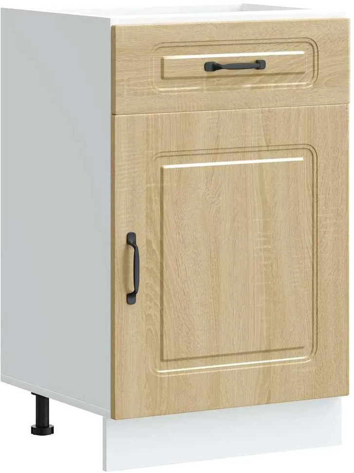 Okmed Kitchen Base Cabinet "Kalmar" Sonoma Oak Engineered Wood